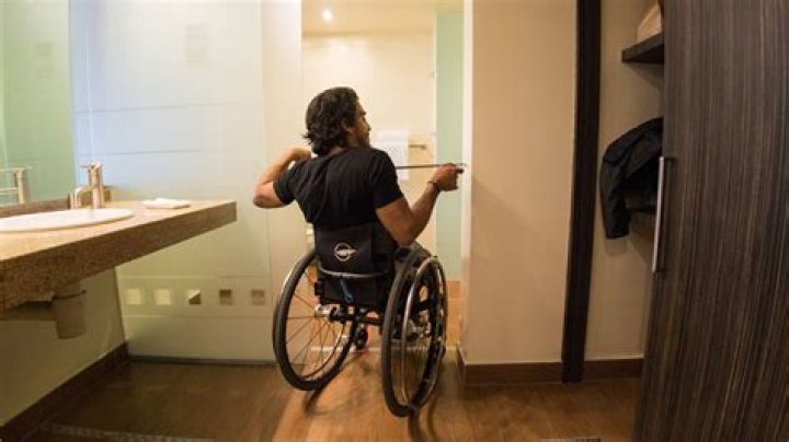 What is a Roll-In Shower in a Hotel?