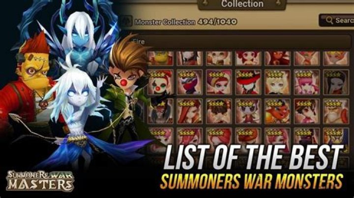 What is the best monster in Summoners war?