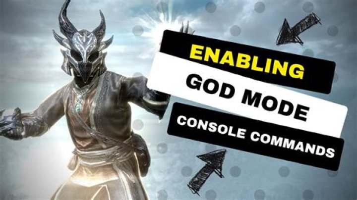 What is the God Mode command for Skyrim?