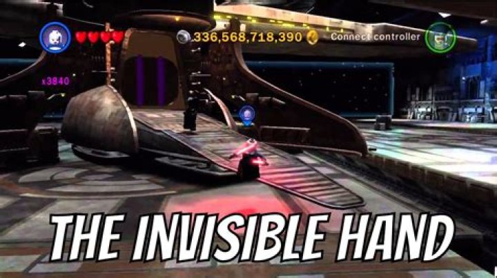 What is the invisible hand in Lego Star Wars 3?