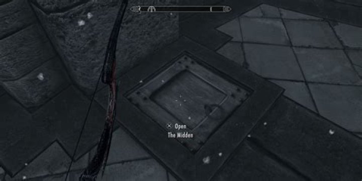 What is the locked door in the midden dark?