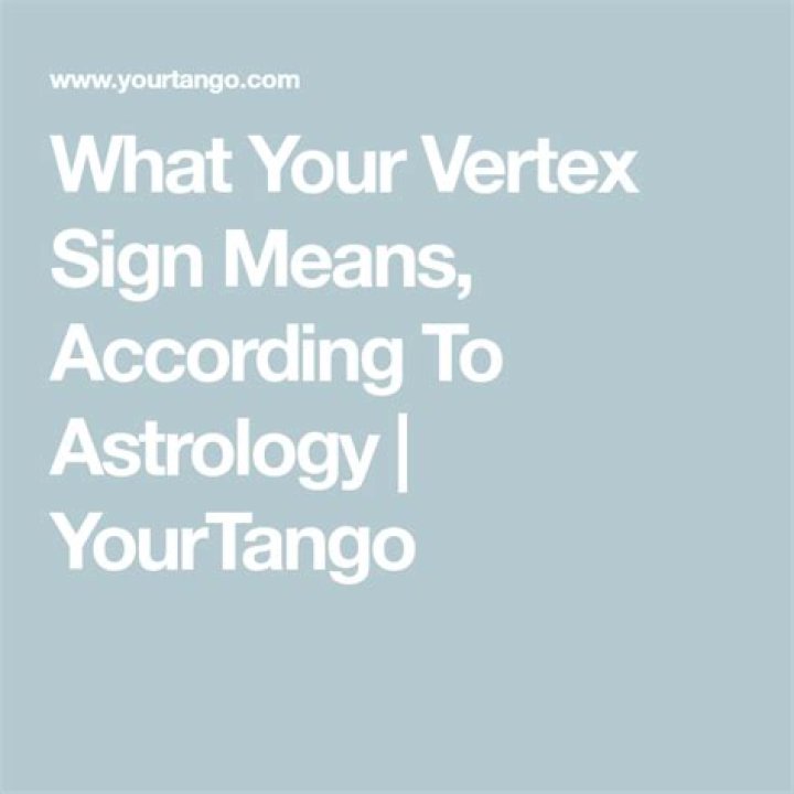 What Your Vertex Sign Means, According To Astrology