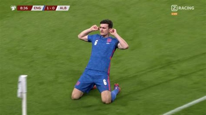 When Harry Maguire celebrated goal in questionable manner
