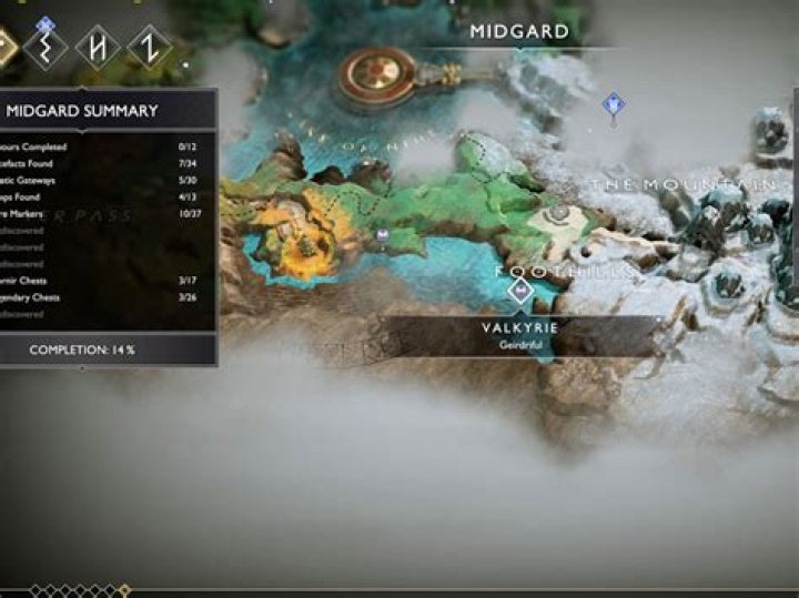 Where are the 4 Valkyries in Midgard?