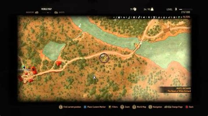 Where does the herbalist live in White Orchard?