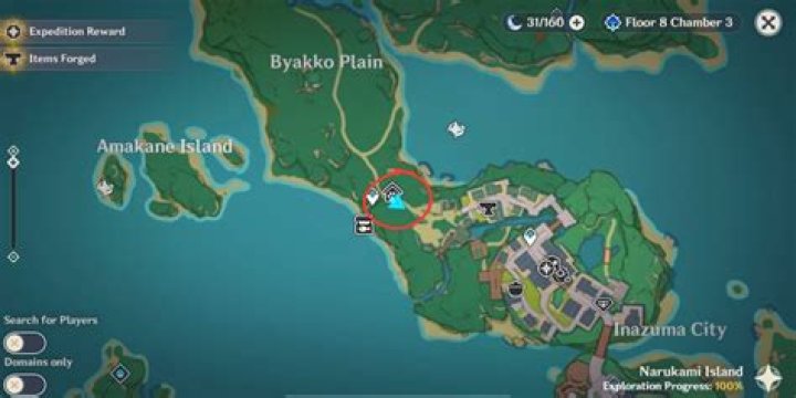 Where is amethyst in Inazuma?