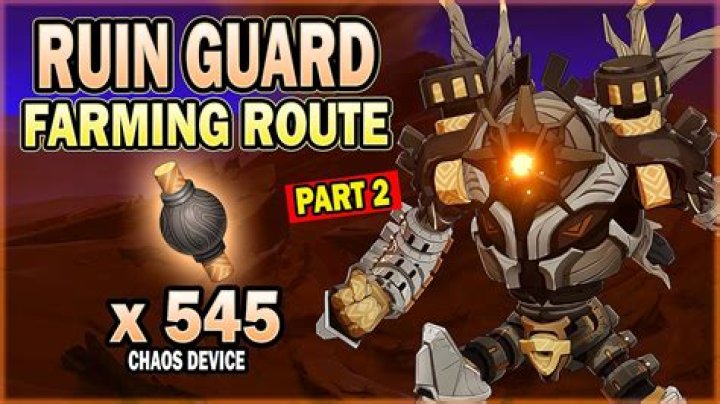 Where is the 4 ruin guards?