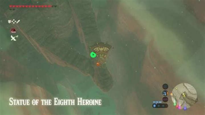 Where is the 8th heroine statue?
