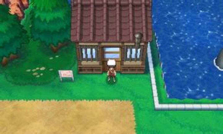 Where is the trick house in Pokemon Ruby?
