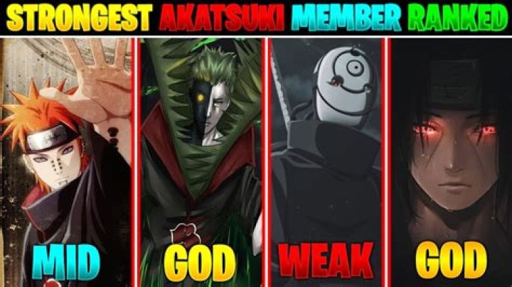 Who is the weakest Akatsuki member?