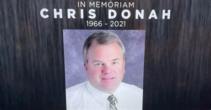 who was chris donah and what was his cause of death?