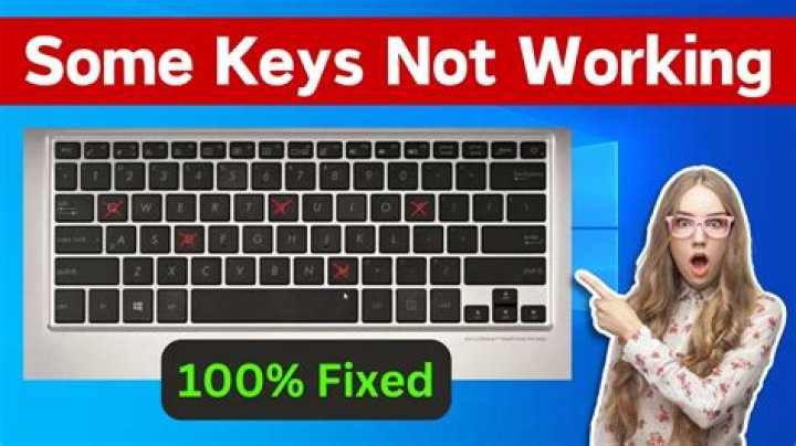 Why are some keys on my keyboard not working?