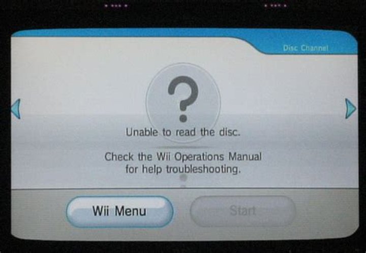 Why won’t my Wii read my disk?