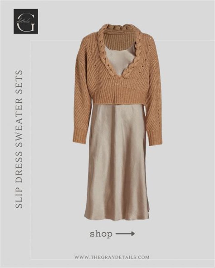 Zendaya's Chic Sweater and Slip Dress Combination Is a Lesson in Fall Layering